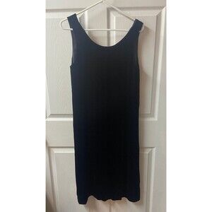 VTG Perspective Velvet Dress Womens 7 Silk Rayon Blend Midi Tank Lined Choir